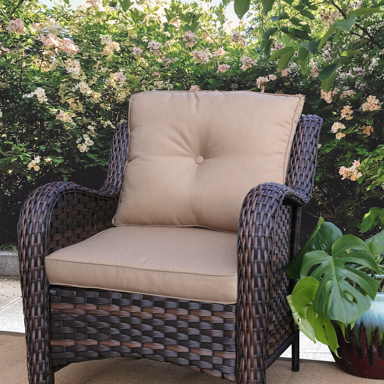 Latitude Run® 2 Piece Outdoor Seat/Back Cushion & Reviews Wayfair